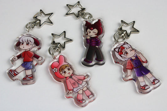 Sanrio Acrylic Keychains