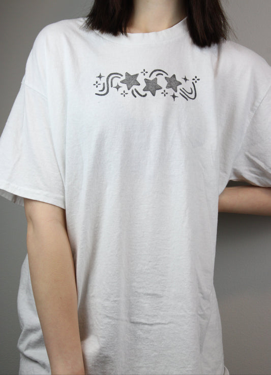 Star Block-Printed T-Shirt