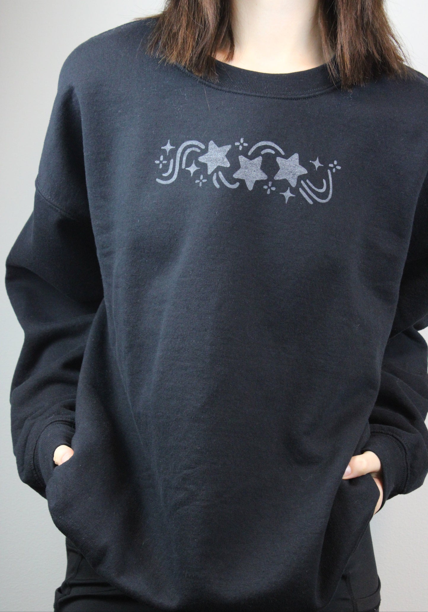 Star Block-Printed Sweatshirt