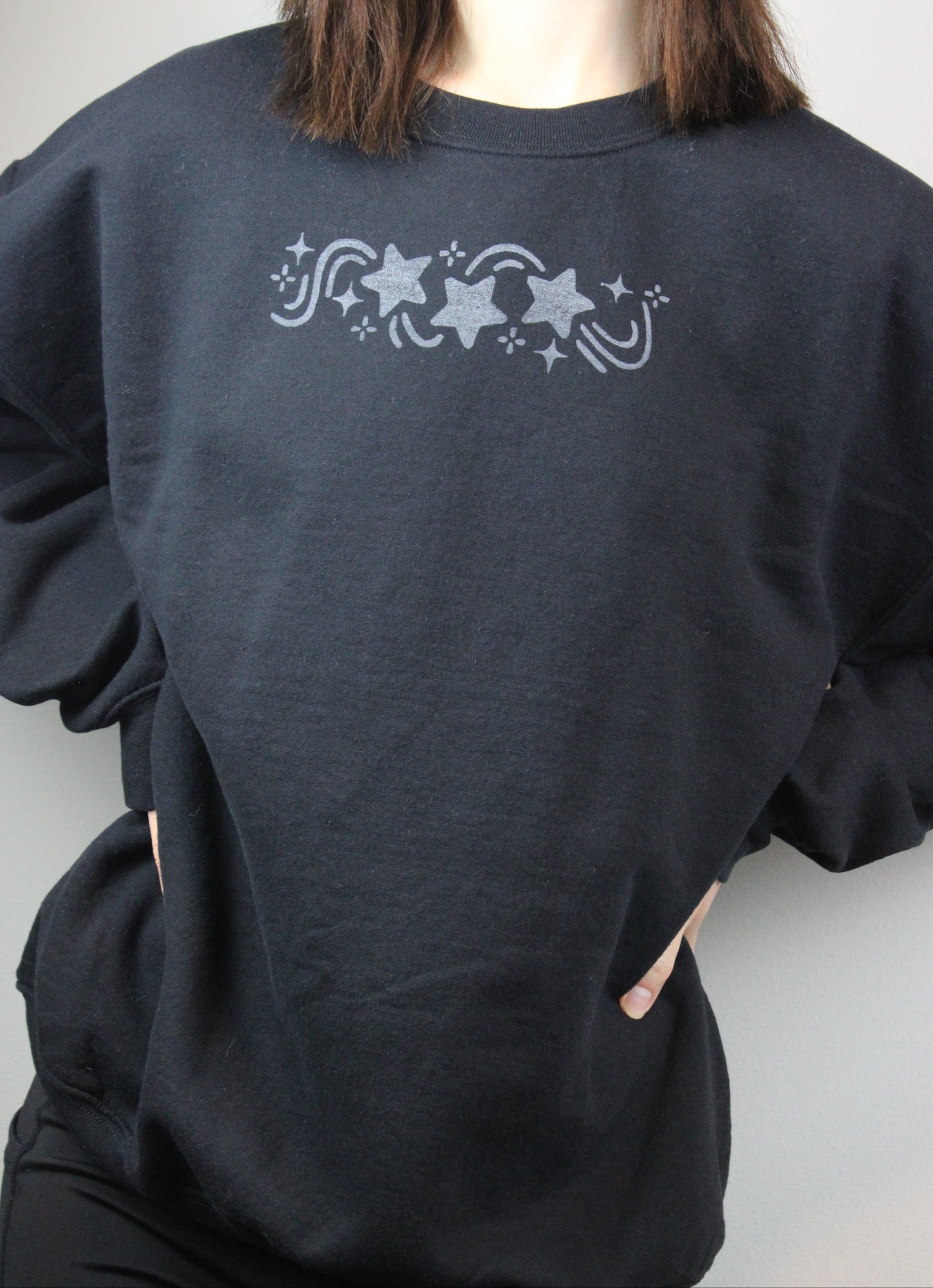 Star Block-Printed Sweatshirt