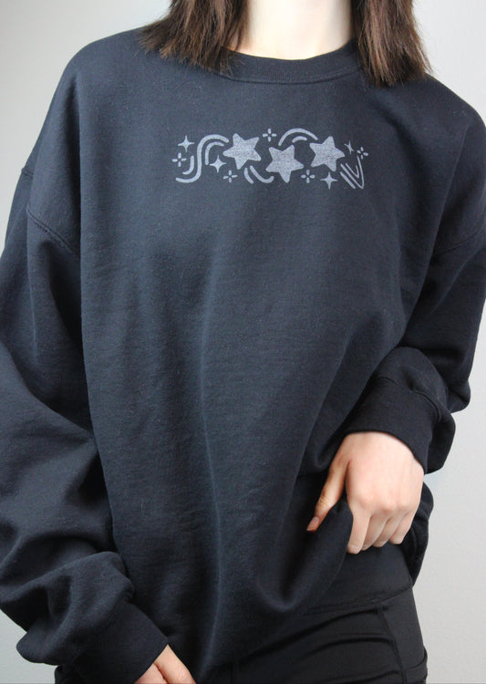 Star Block-Printed Sweatshirt